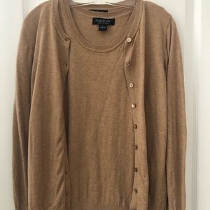 August silk heritage cardigan&cami size S